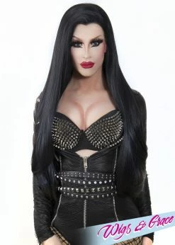 Wigs & Grace RAVEN BLACK DONATELLA