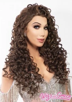 Wigs & Grace HIGHLIGHTED BRUNETTE ESMERALDA