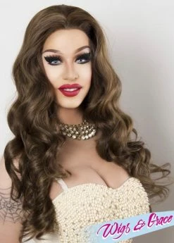Wigs & Grace HIGHLIGHTED BRUNETTE APHRODITE