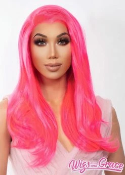 Wigs & Grace ELECTRIC PINK BETSY